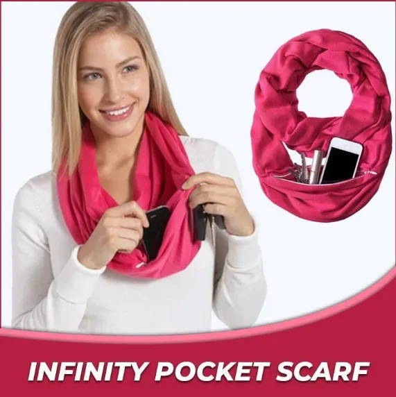 Infinity Scarf With Hidden Pocket