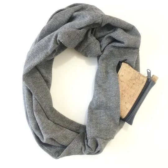 Infinity Scarf With Hidden Pocket