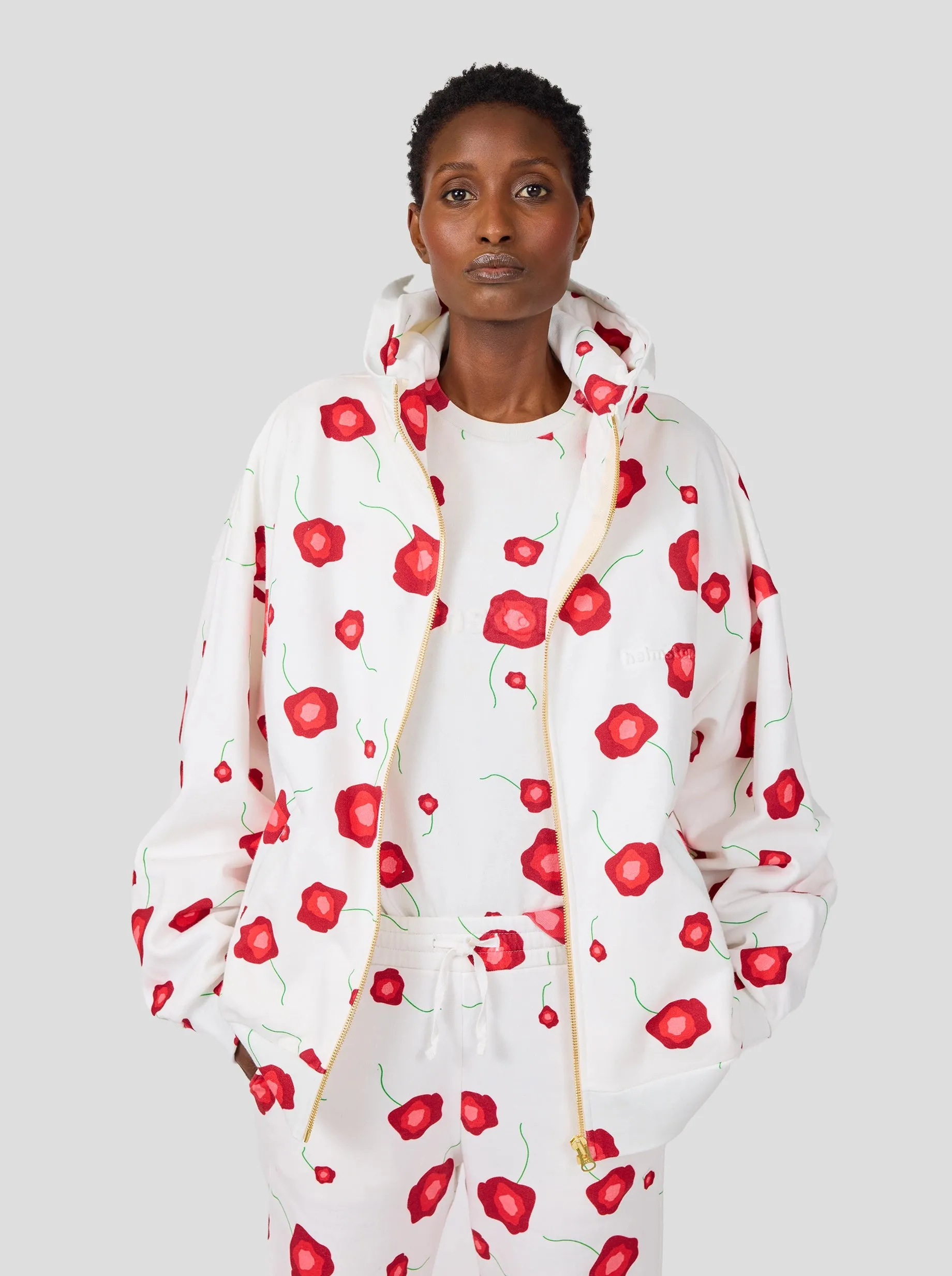 Jack sweat in Poppy printed fleece