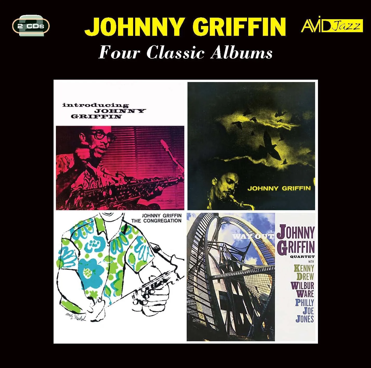 JOHNNY GRIFFIN - Four Classic Albums (2 CDs)