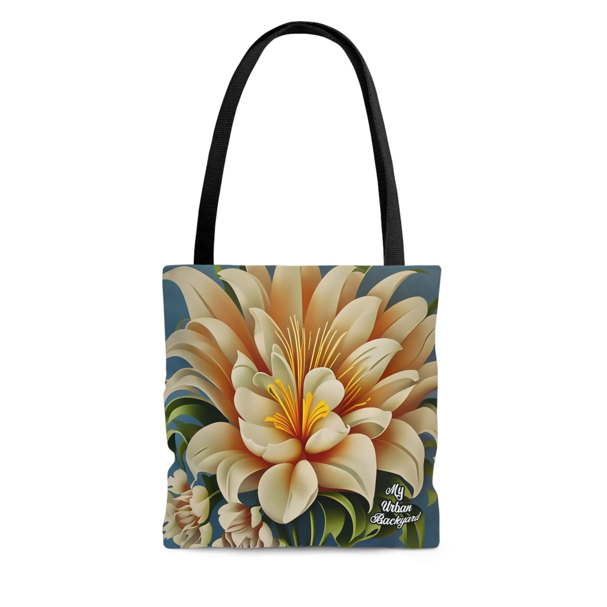 Large White Flower, Tote Bag for Everyday Use - Durable and Functional