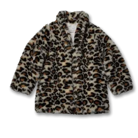 Leopard Faux Fur Coat