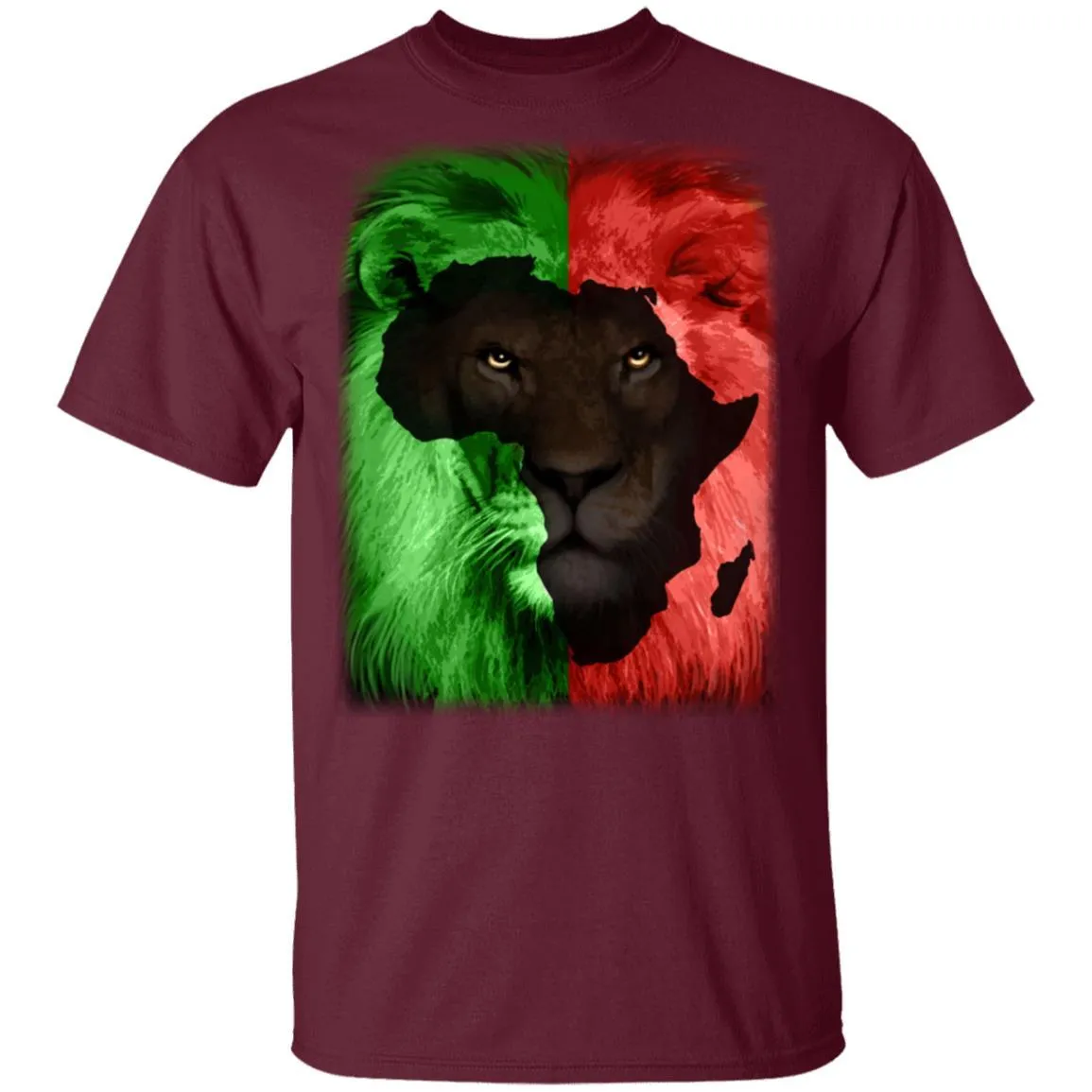 Lion Map T-shirt