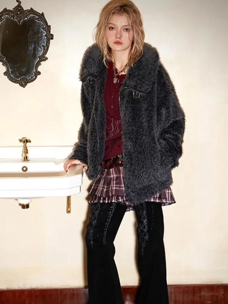 Loose fur coat【s0000004565】