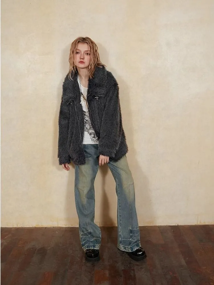 Loose fur coat【s0000004565】