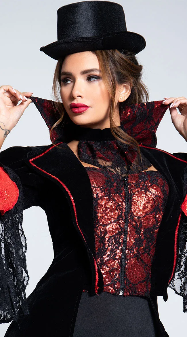 Lusty Lace Vampire Costume