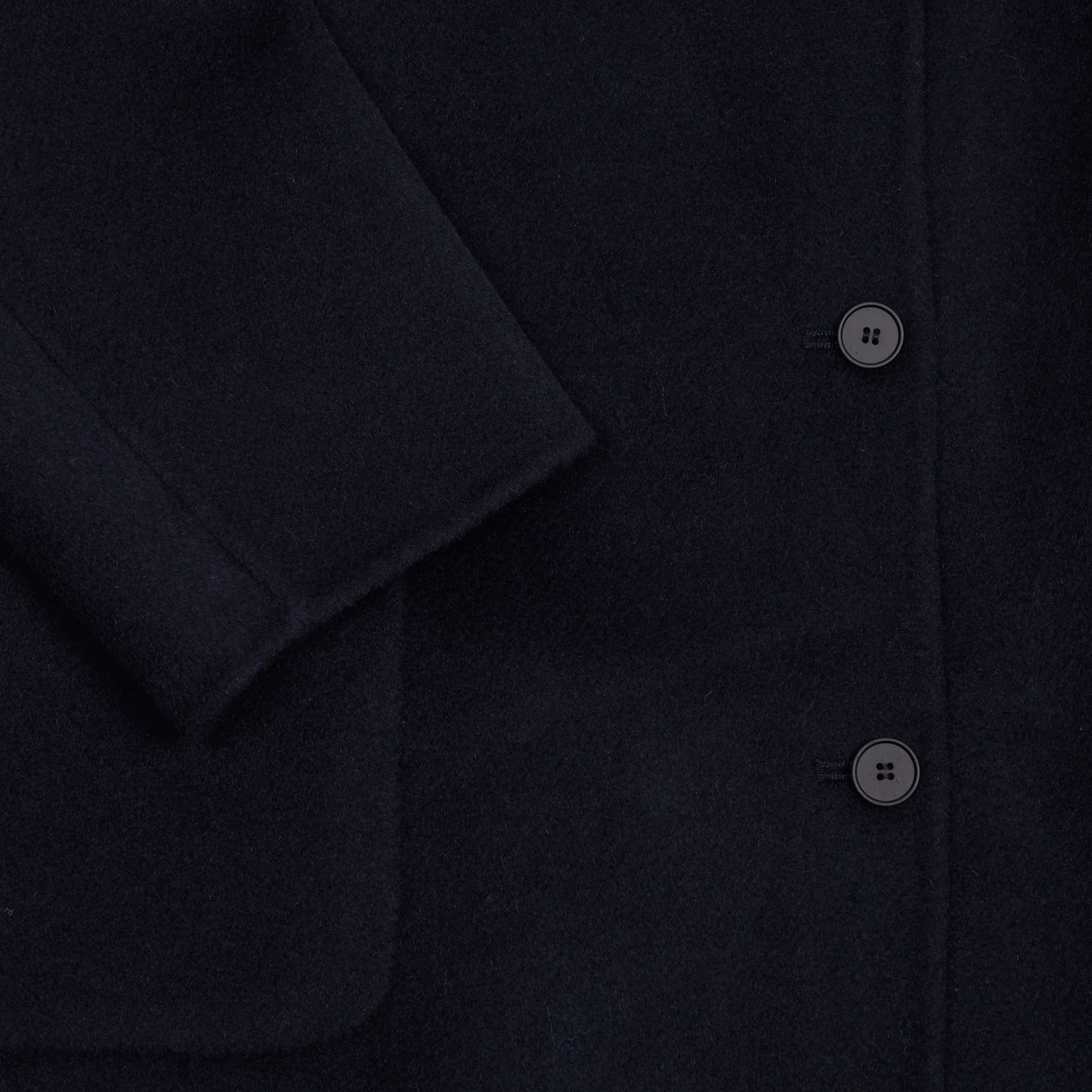 Manuelle Guibal Shawool Cashmere/Wool Coat in Indigo Night