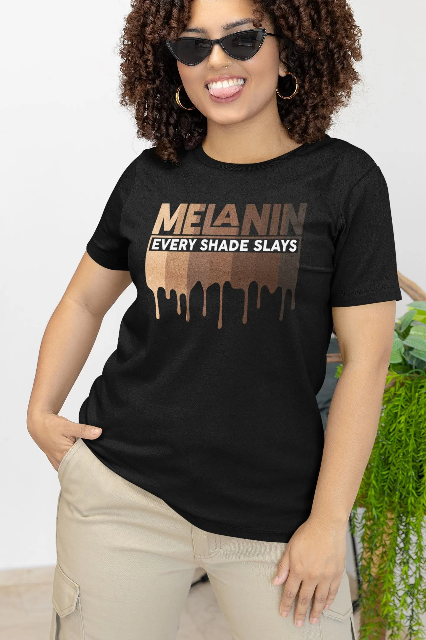 Melanin Every Shade Slays T-shirt