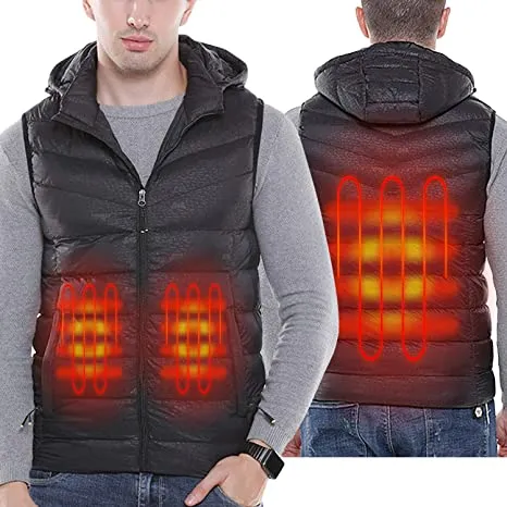 Men's Hooded Heated Gilet