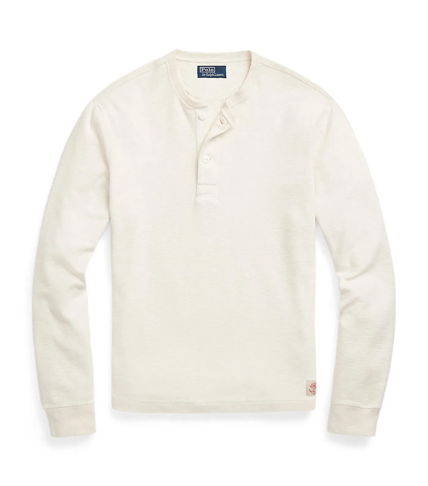 Men's Moleskin Henley Shirt Parchment Cream