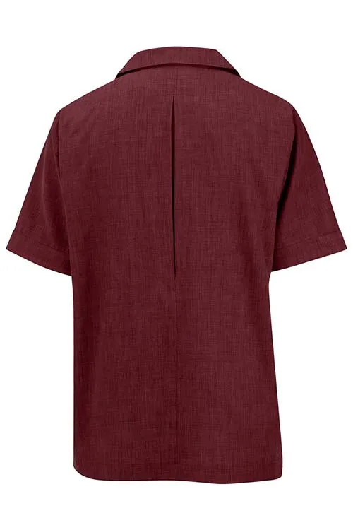 Men's Pinnacle Service Shirt - Burgundy