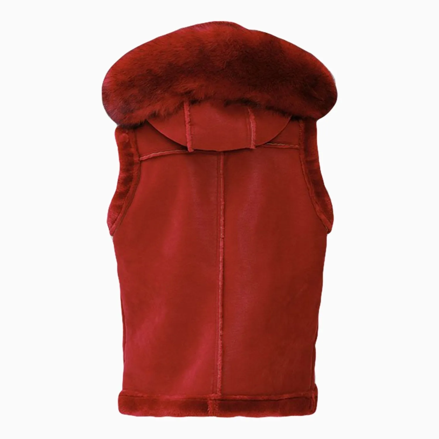 Men's Shearling Vest Jacket