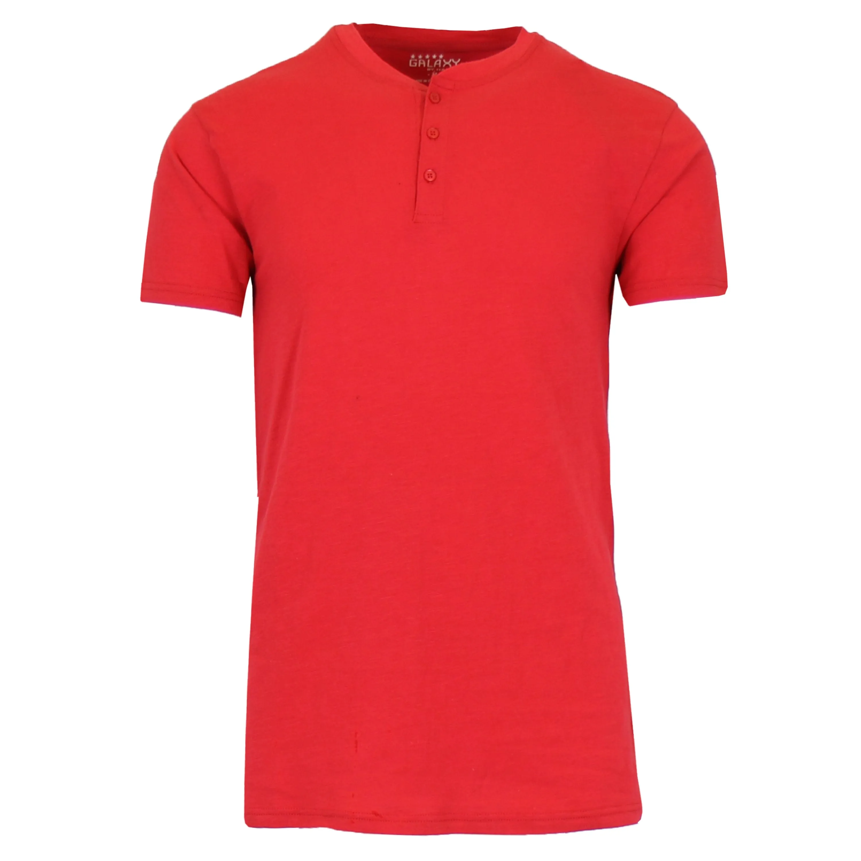 Men's Short Sleeve Henley T-Shirt