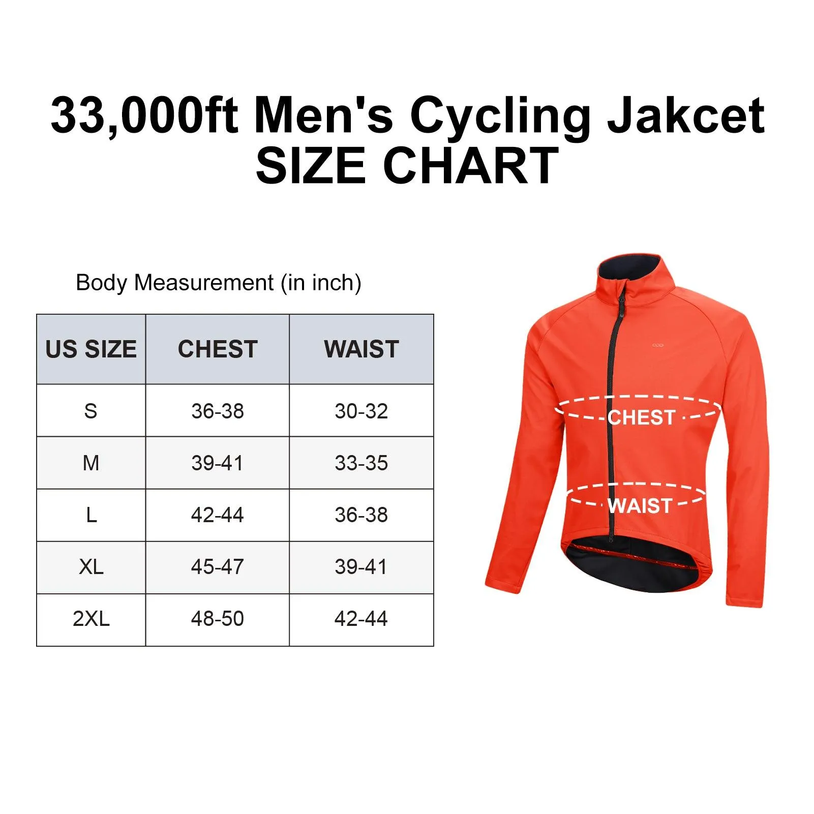 Men's Thermal Waterproof MTB Bicycle Jacket