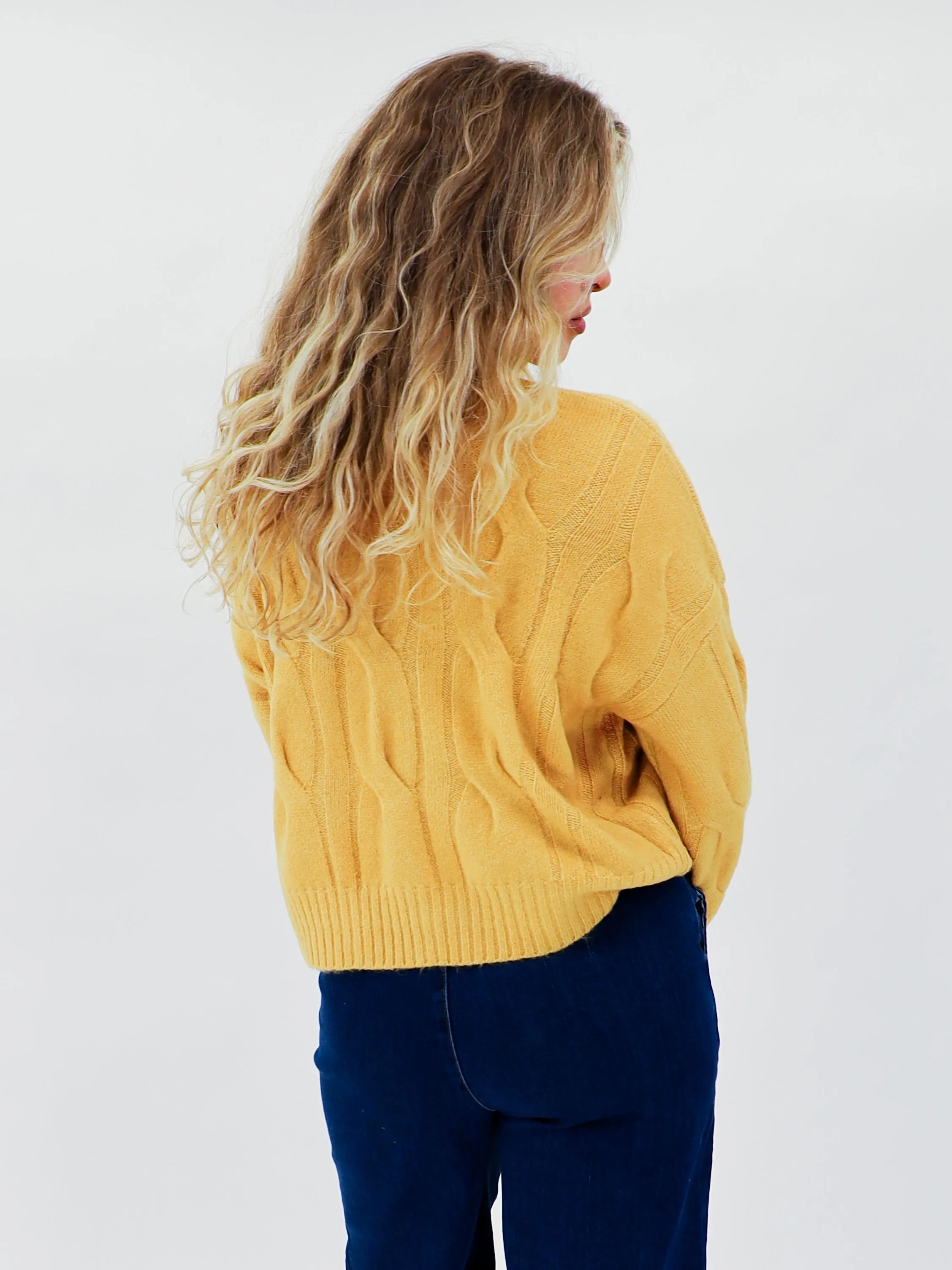 Molly's Marigold Knit Sweater