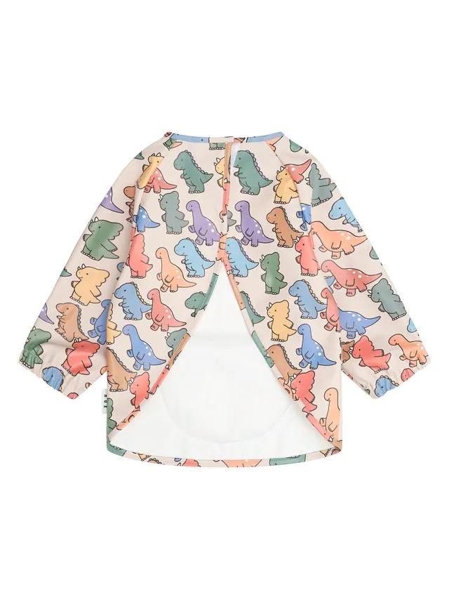 Multicolor Dinosaur Smock Top