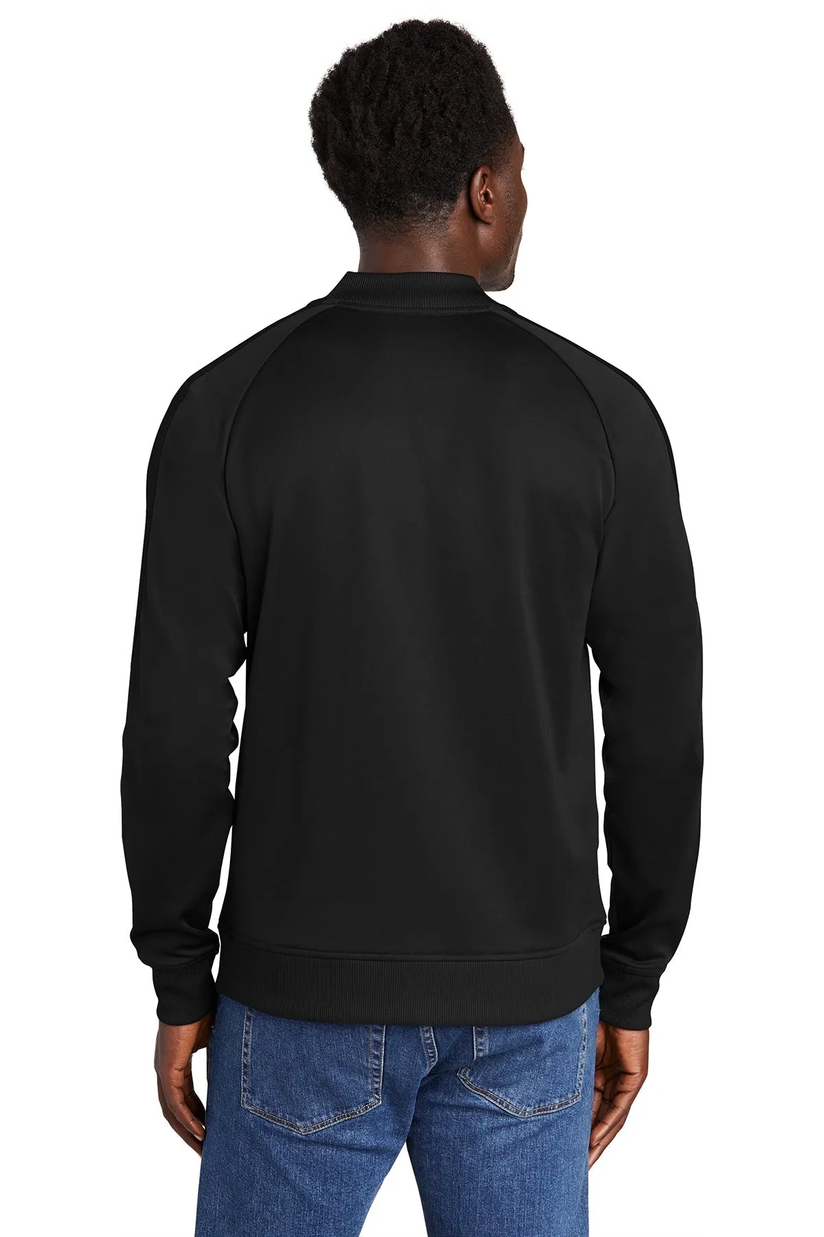 New Era Custom Track Jackets, Black/ Black