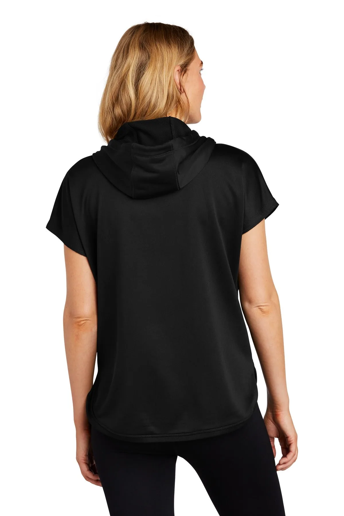 New Era ® Ladies Performance Terry Short Sleeve Hoodie LNEA533