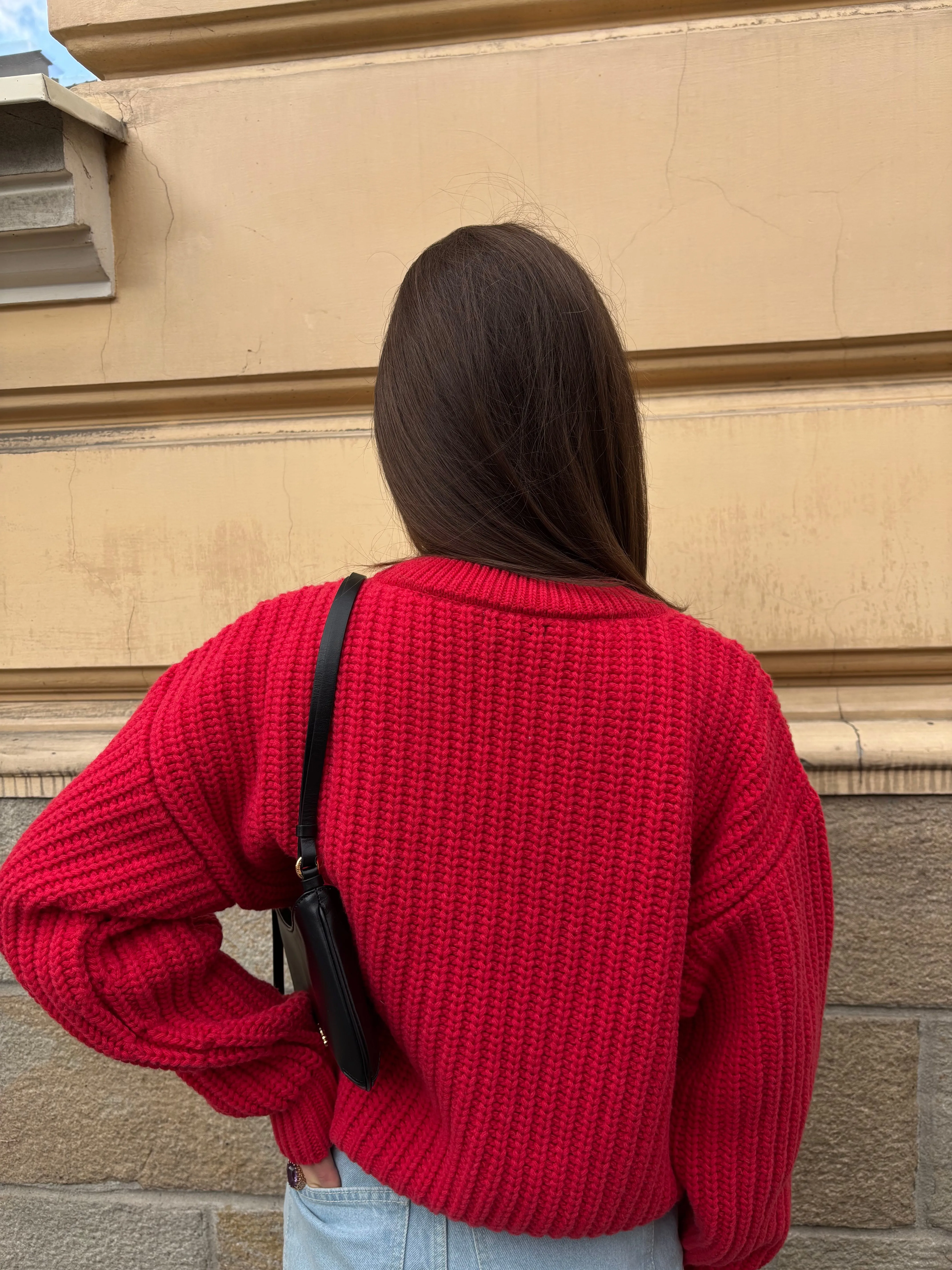 ONCE WOOLEN SWEATER RED