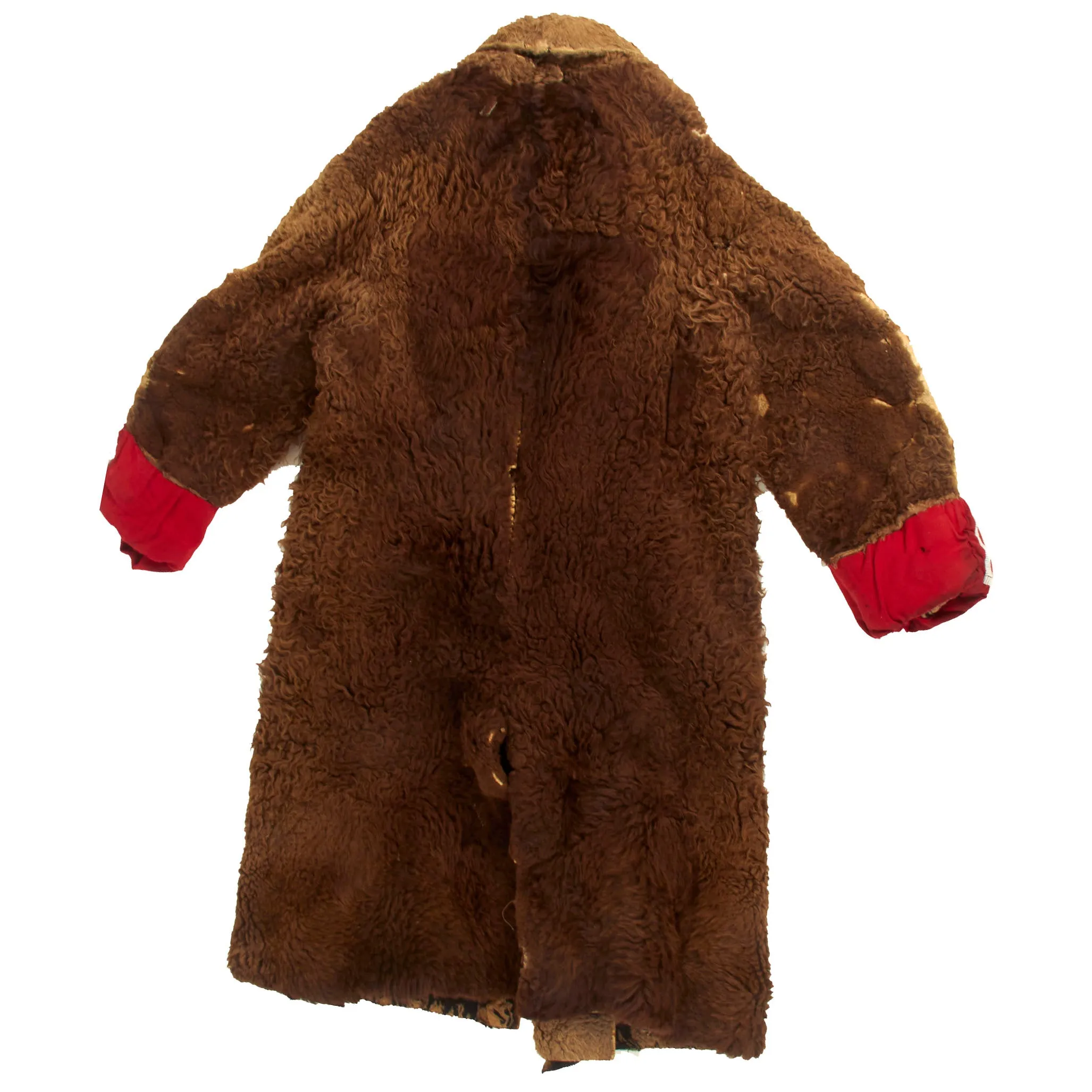 Original U.S. Indian Wars Frontier Campaign Buffalo Coat With Matching Gloves Attributed To MoH Recipient General Nelson Miles, Commanding General of the U.S. Army