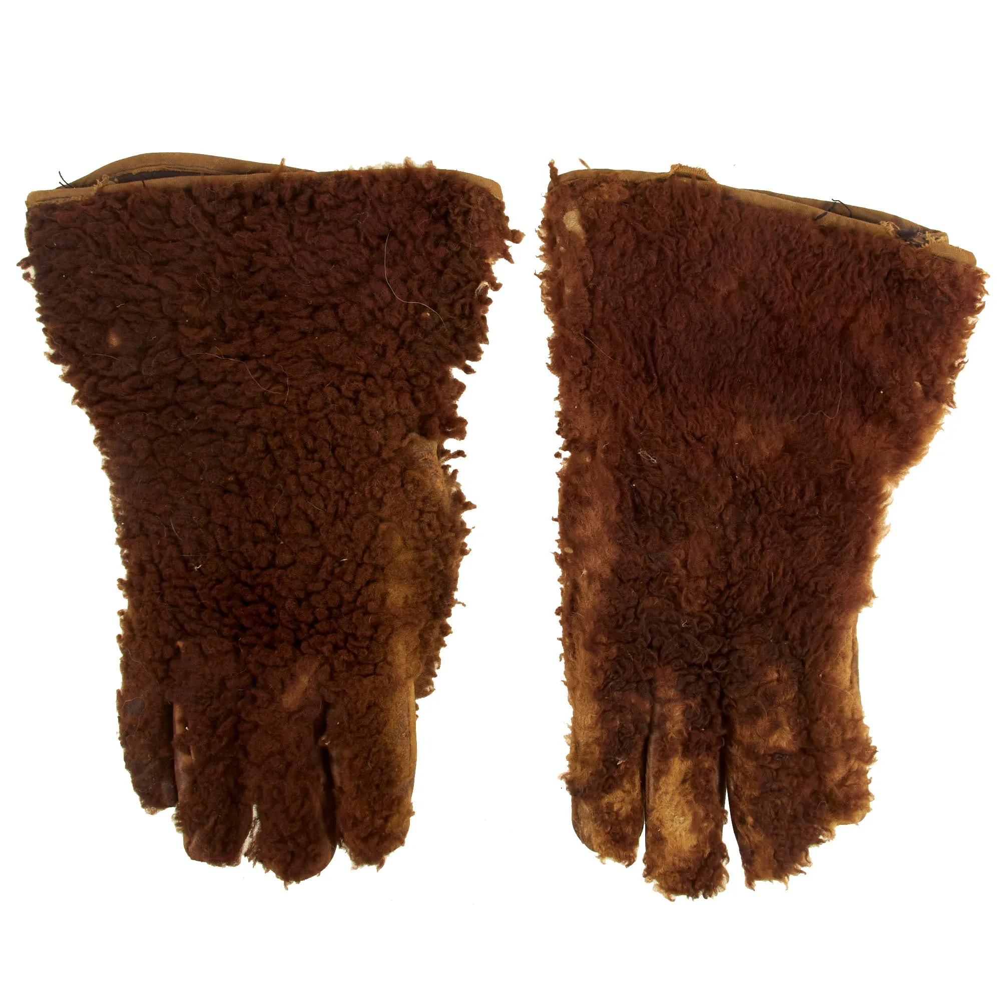 Original U.S. Indian Wars Frontier Campaign Buffalo Coat With Matching Gloves Attributed To MoH Recipient General Nelson Miles, Commanding General of the U.S. Army