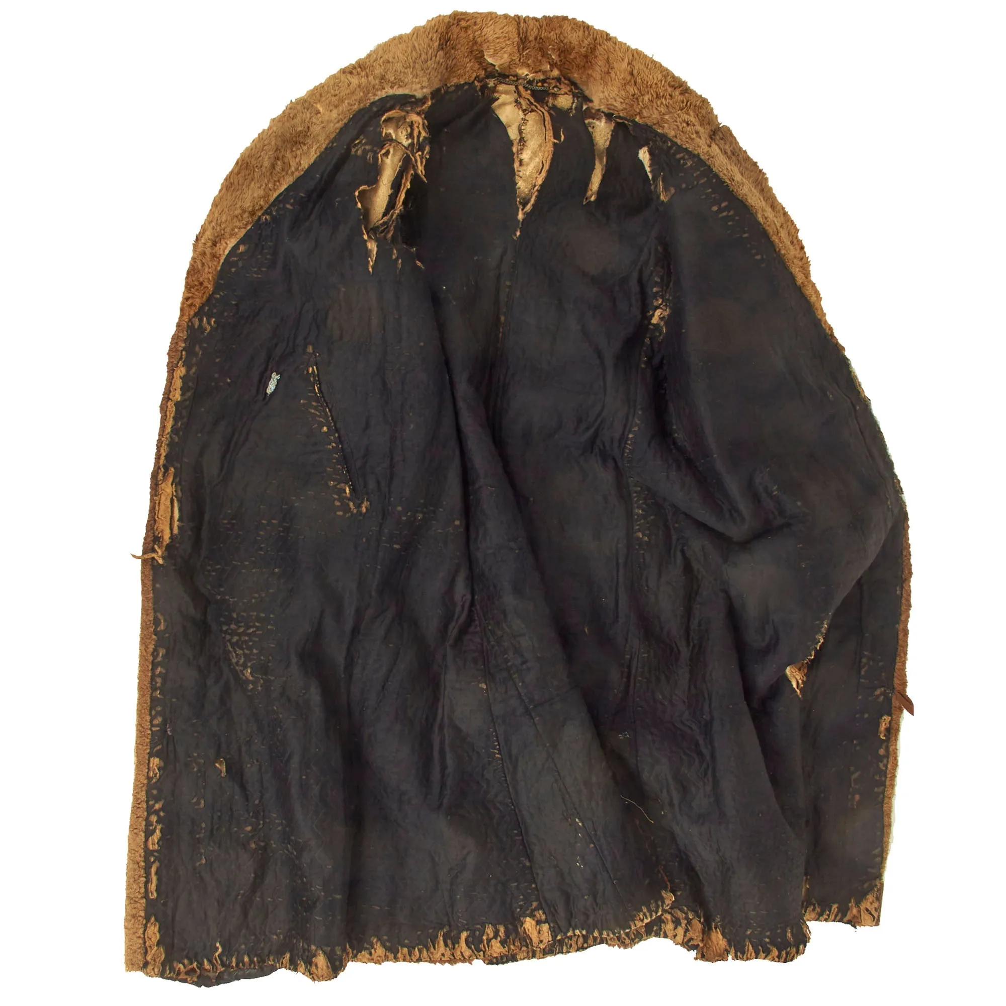 Original U.S. Indian Wars Frontier Campaign Buffalo Coat With Matching Gloves Attributed To MoH Recipient General Nelson Miles, Commanding General of the U.S. Army