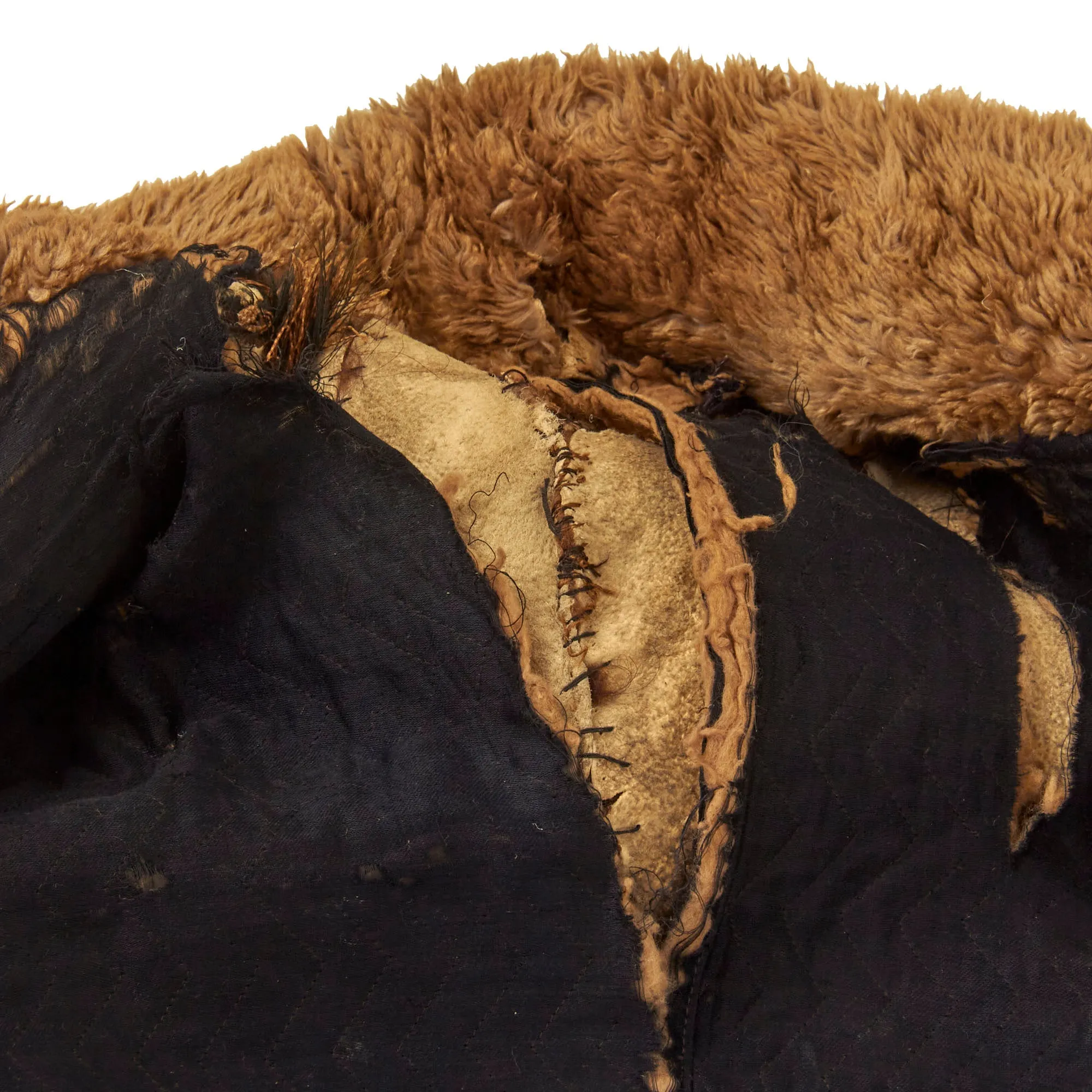 Original U.S. Indian Wars Frontier Campaign Buffalo Coat With Matching Gloves Attributed To MoH Recipient General Nelson Miles, Commanding General of the U.S. Army