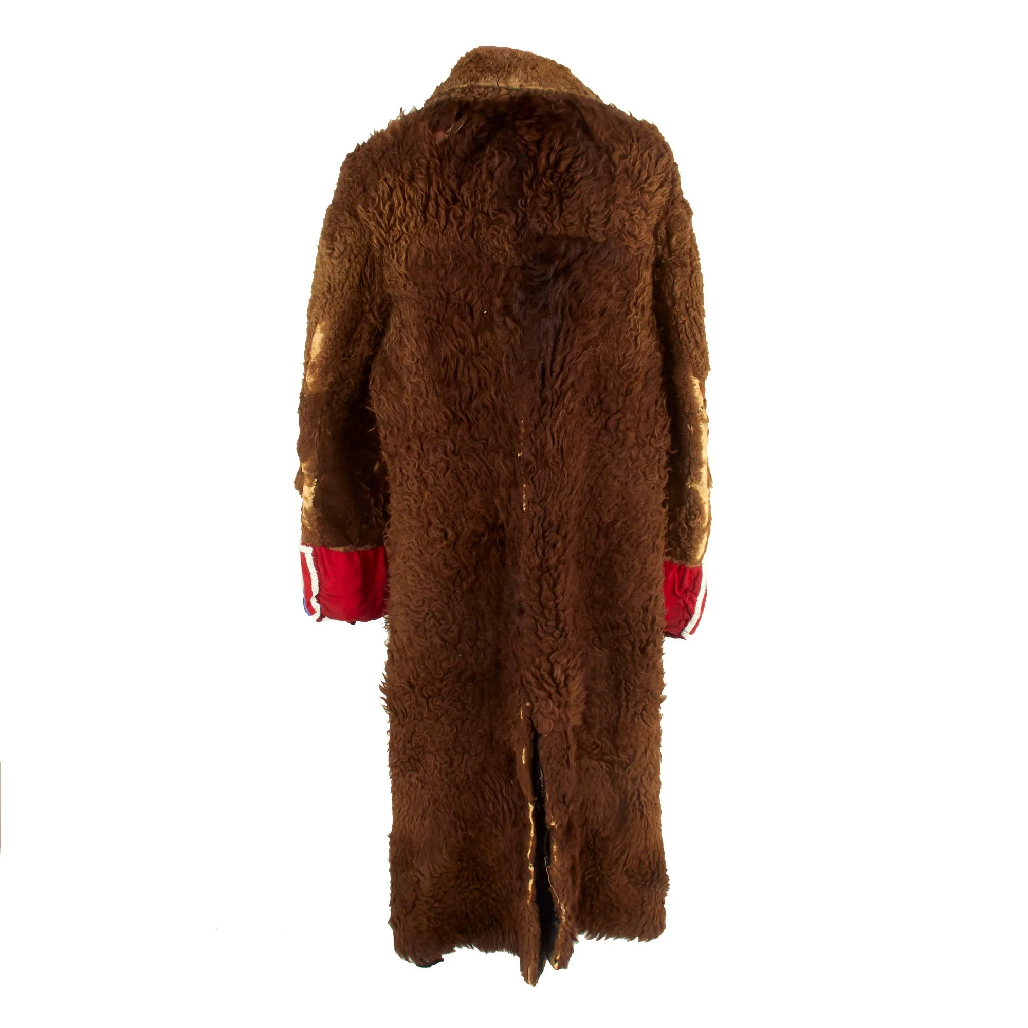 Original U.S. Indian Wars Frontier Campaign Buffalo Coat With Matching Gloves Attributed To MoH Recipient General Nelson Miles, Commanding General of the U.S. Army