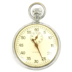 Original WWII Military Swiss Stopwatch by Sussex - Functional