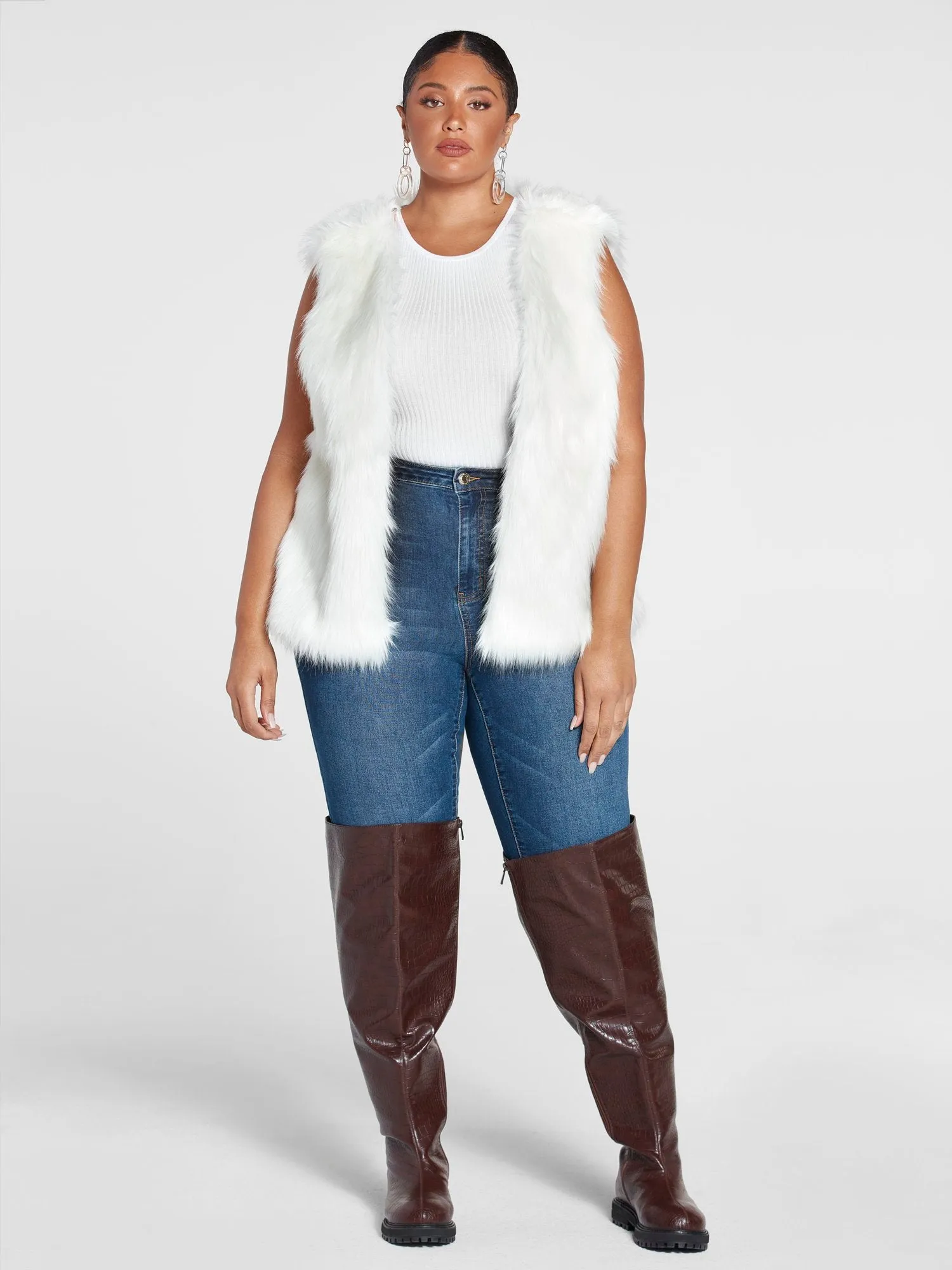 Paige Faux Fur Lined Anorak Coat