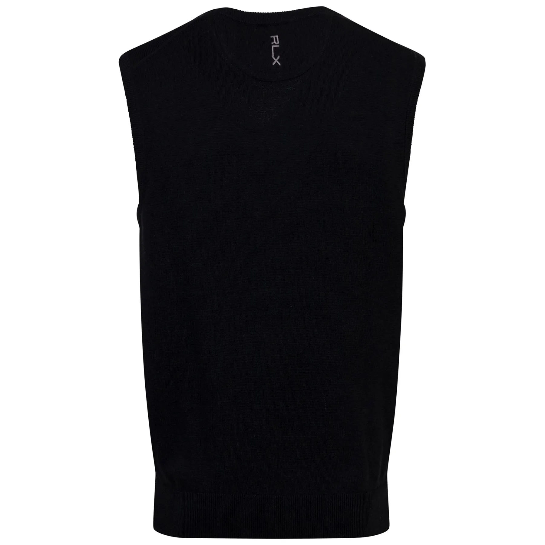 Performance Cotton-Blend Sweater Vest Polo Black - SS24