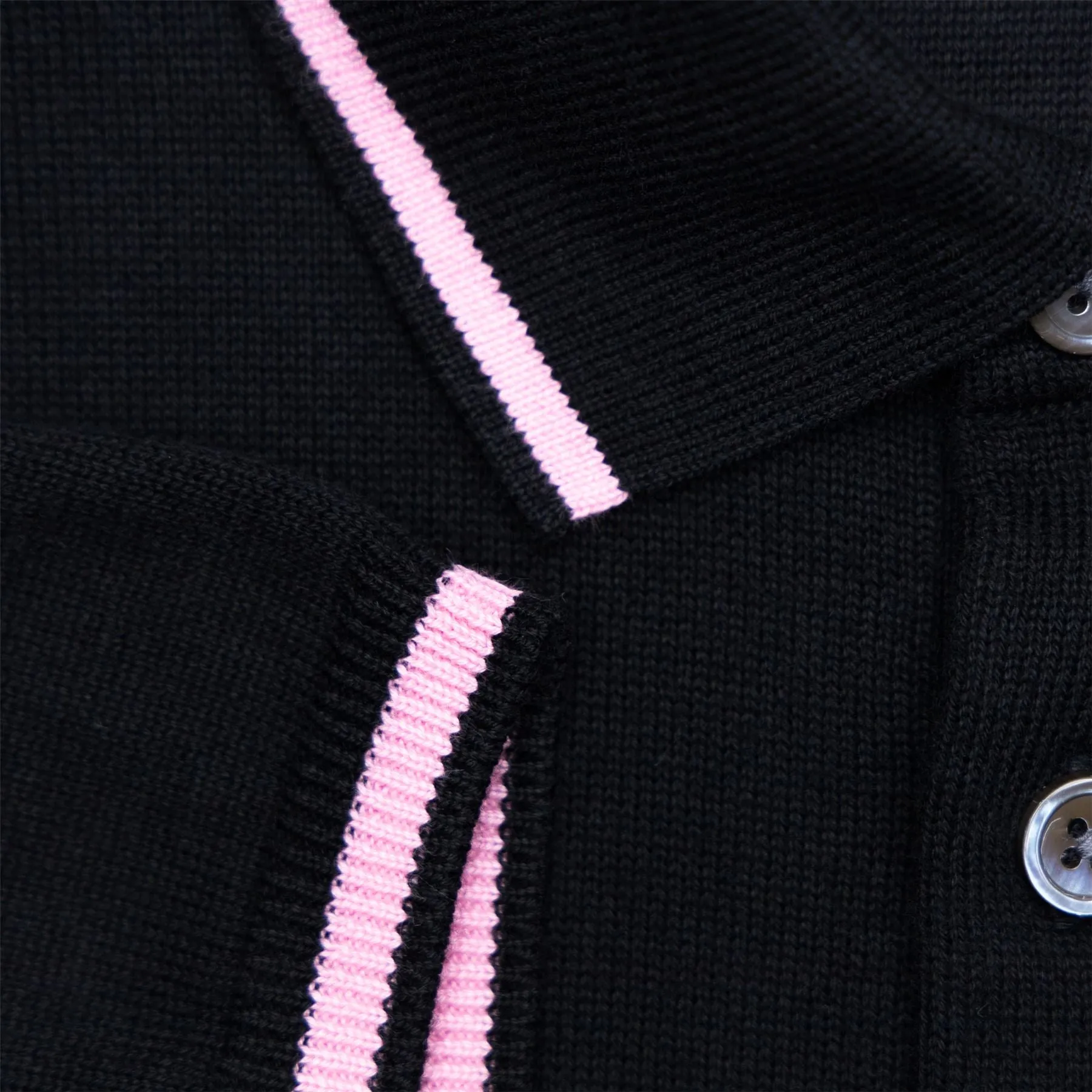 Performance Polo-Collar Sweater Polo Black - SS24