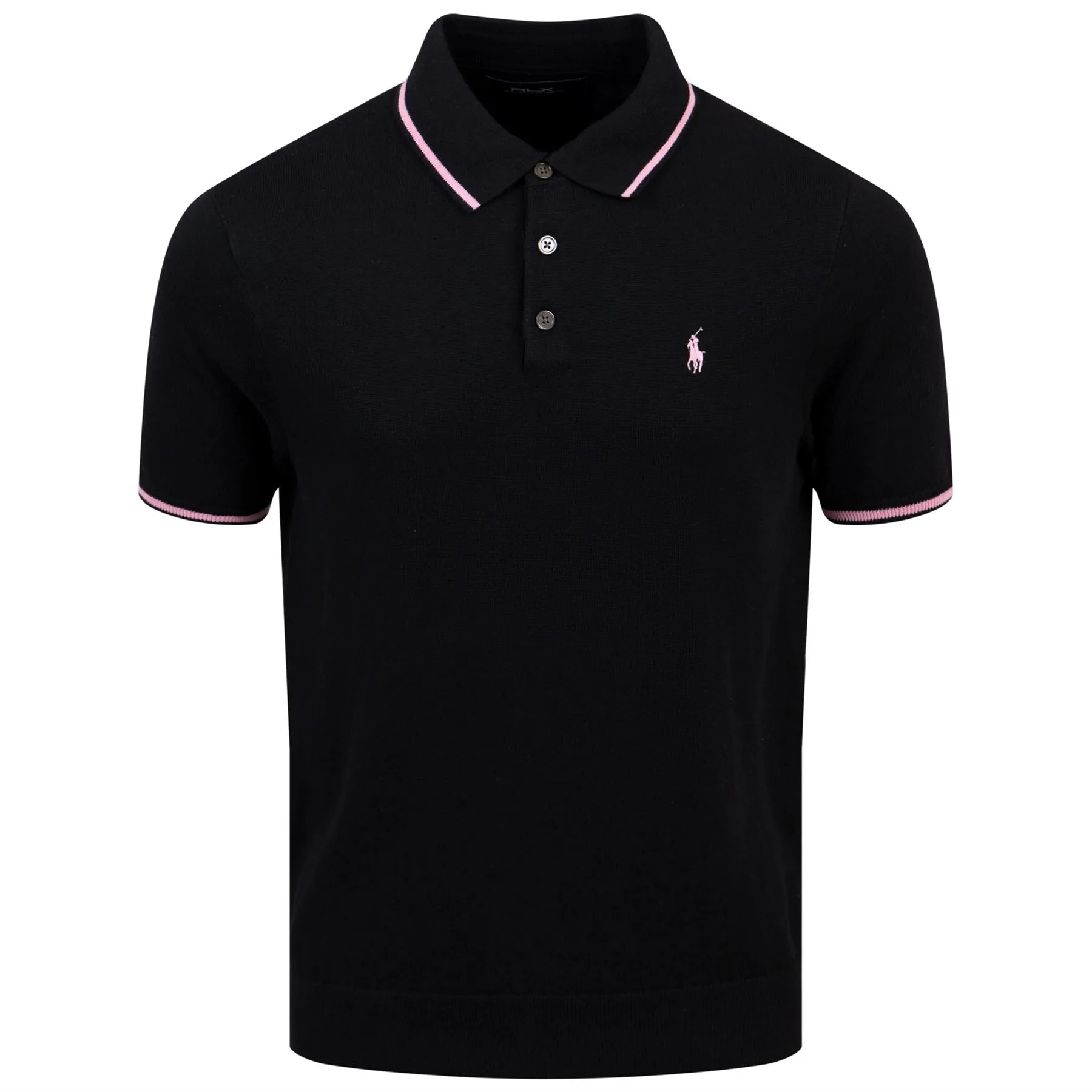 Performance Polo-Collar Sweater Polo Black - SS24