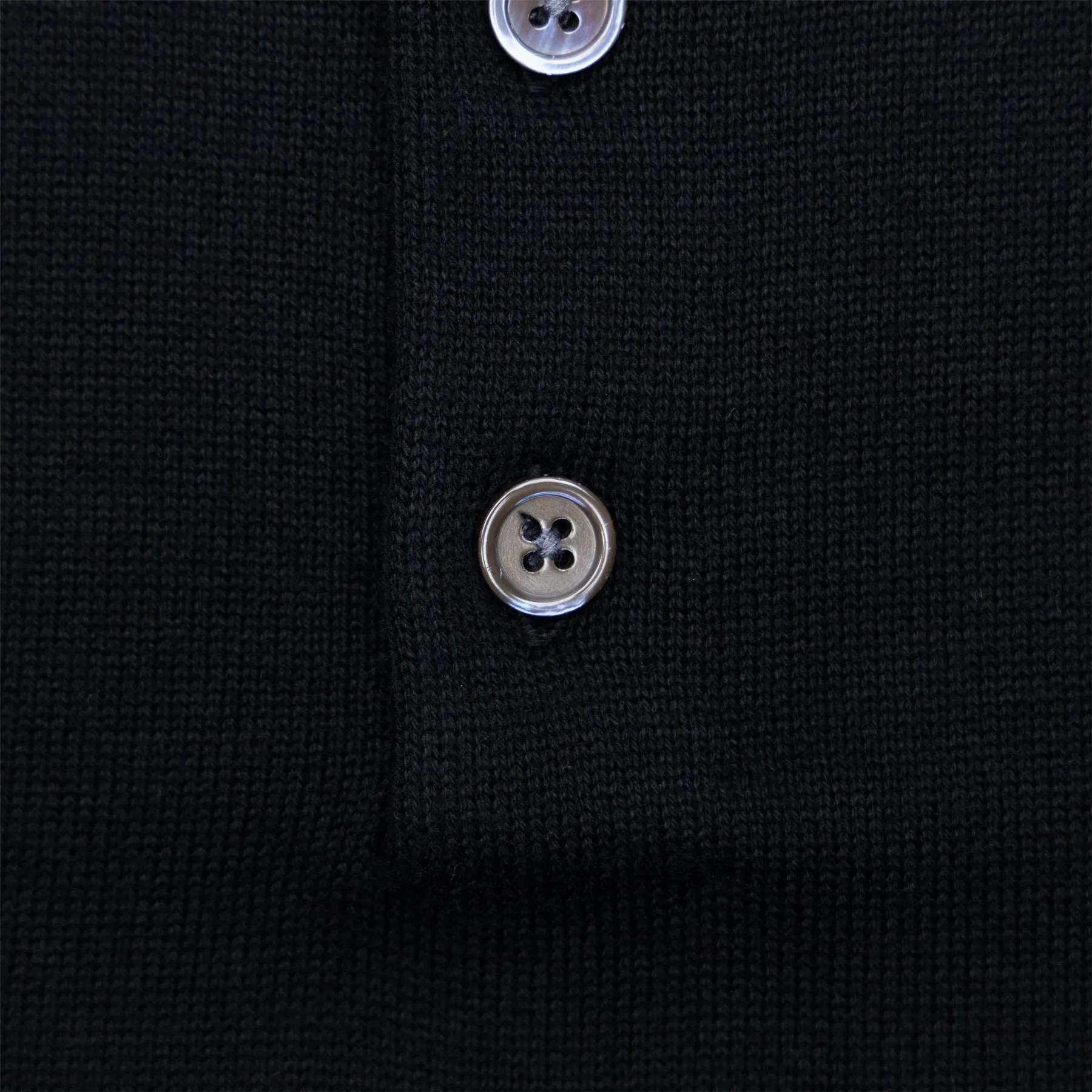 Performance Polo-Collar Sweater Polo Black - SS24