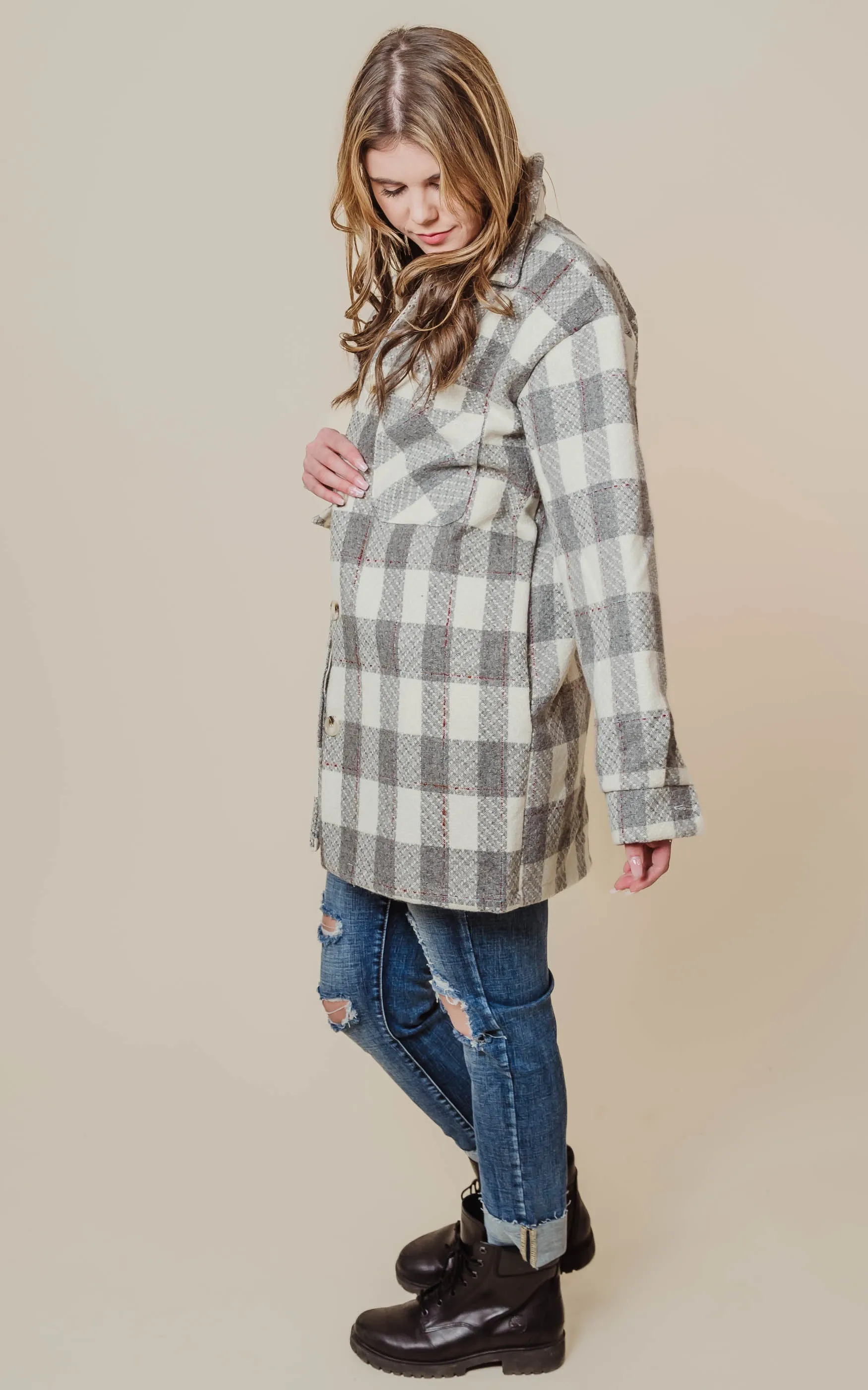 Picnic in the Park Plaid Shacket -  Final Sale