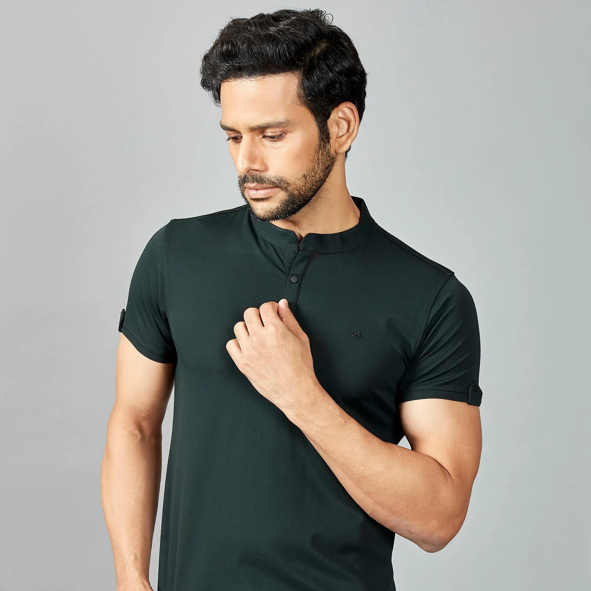 PK Green Henley T-shirt