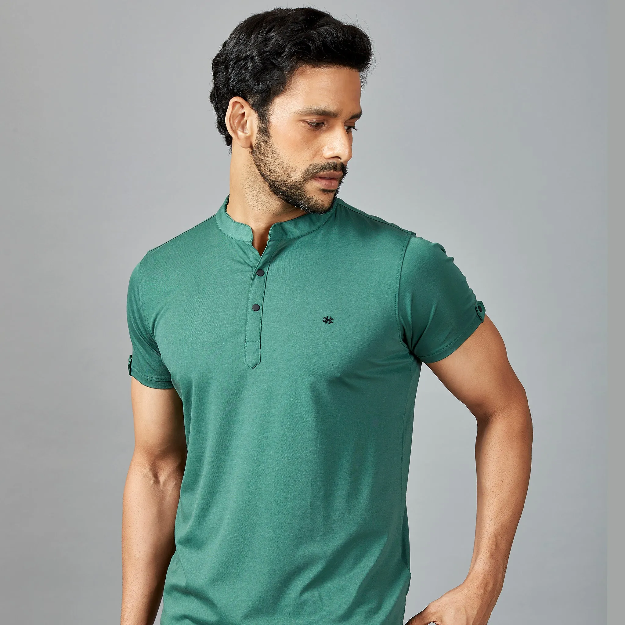 PK Green Henley T-shirt