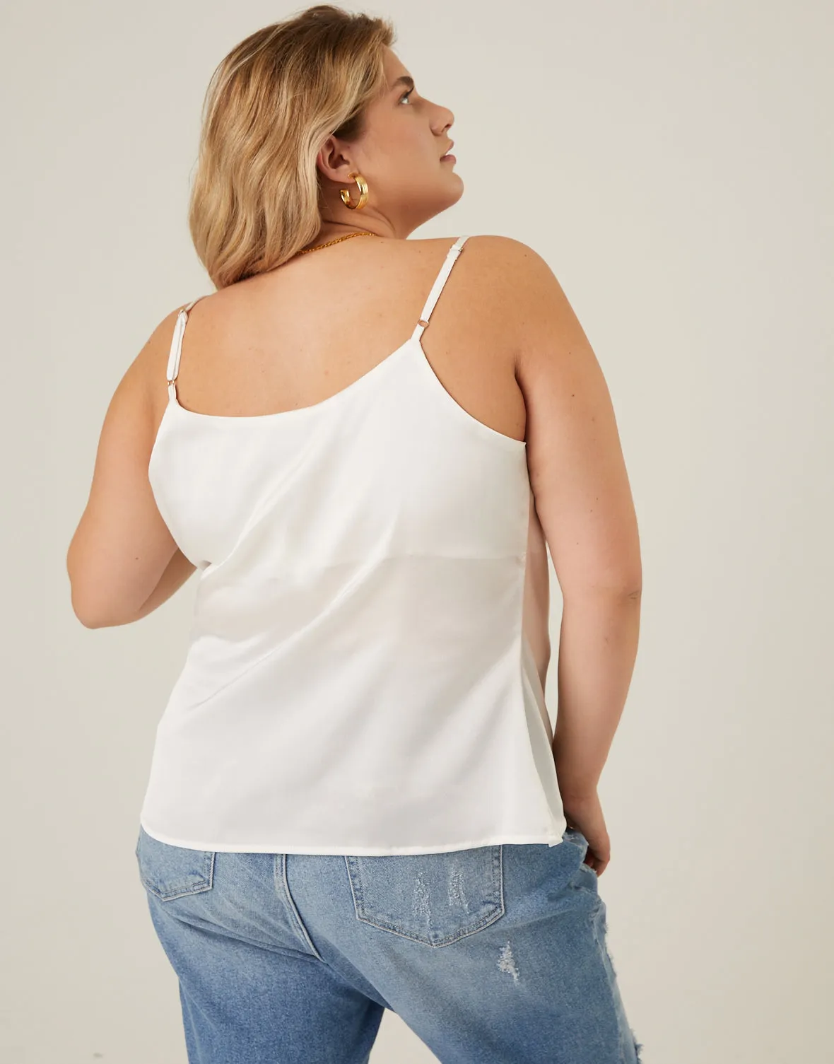 Plus Size Prima Donna Satin Tank