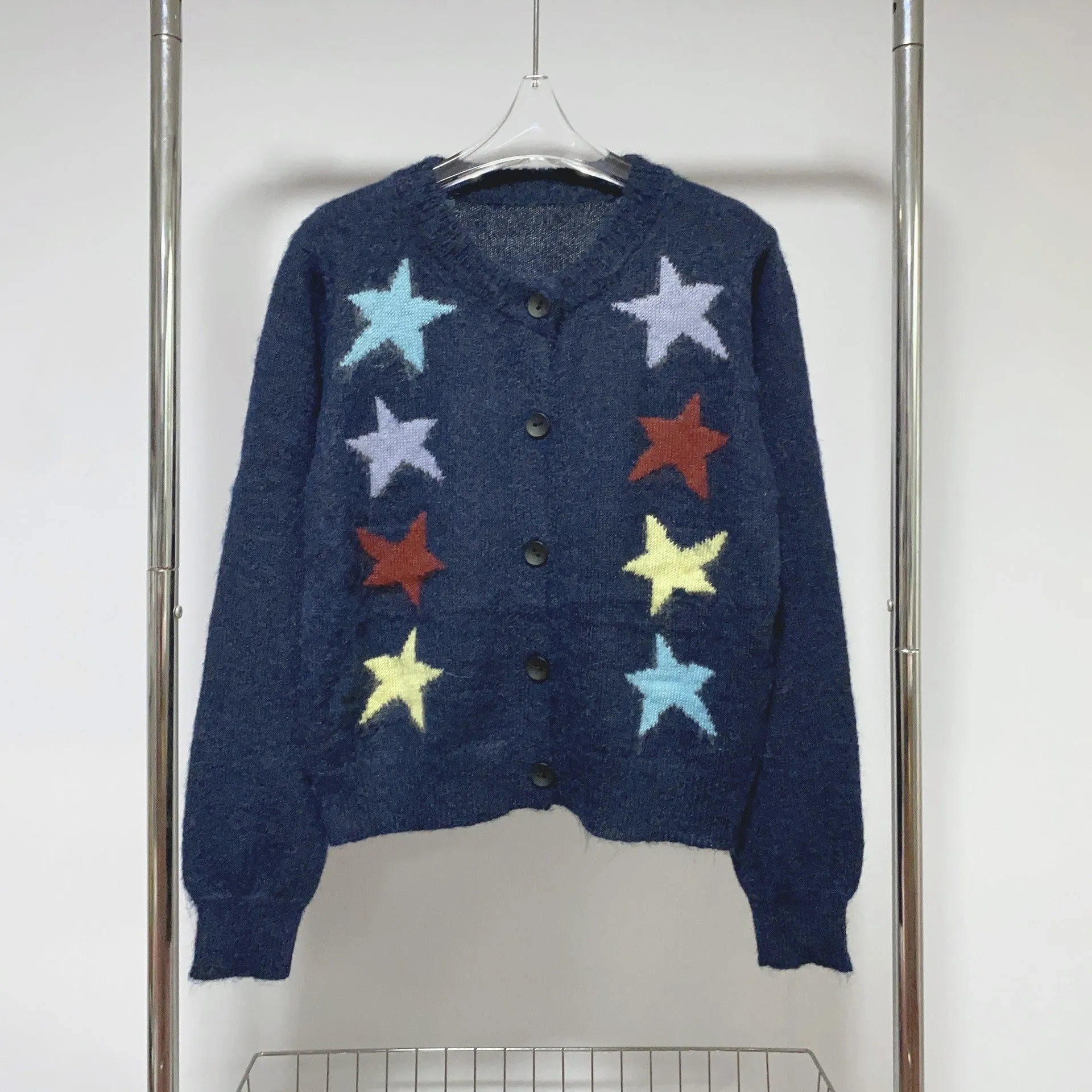 Pre Order:  Eight Stars Button Up Knitted Sweater