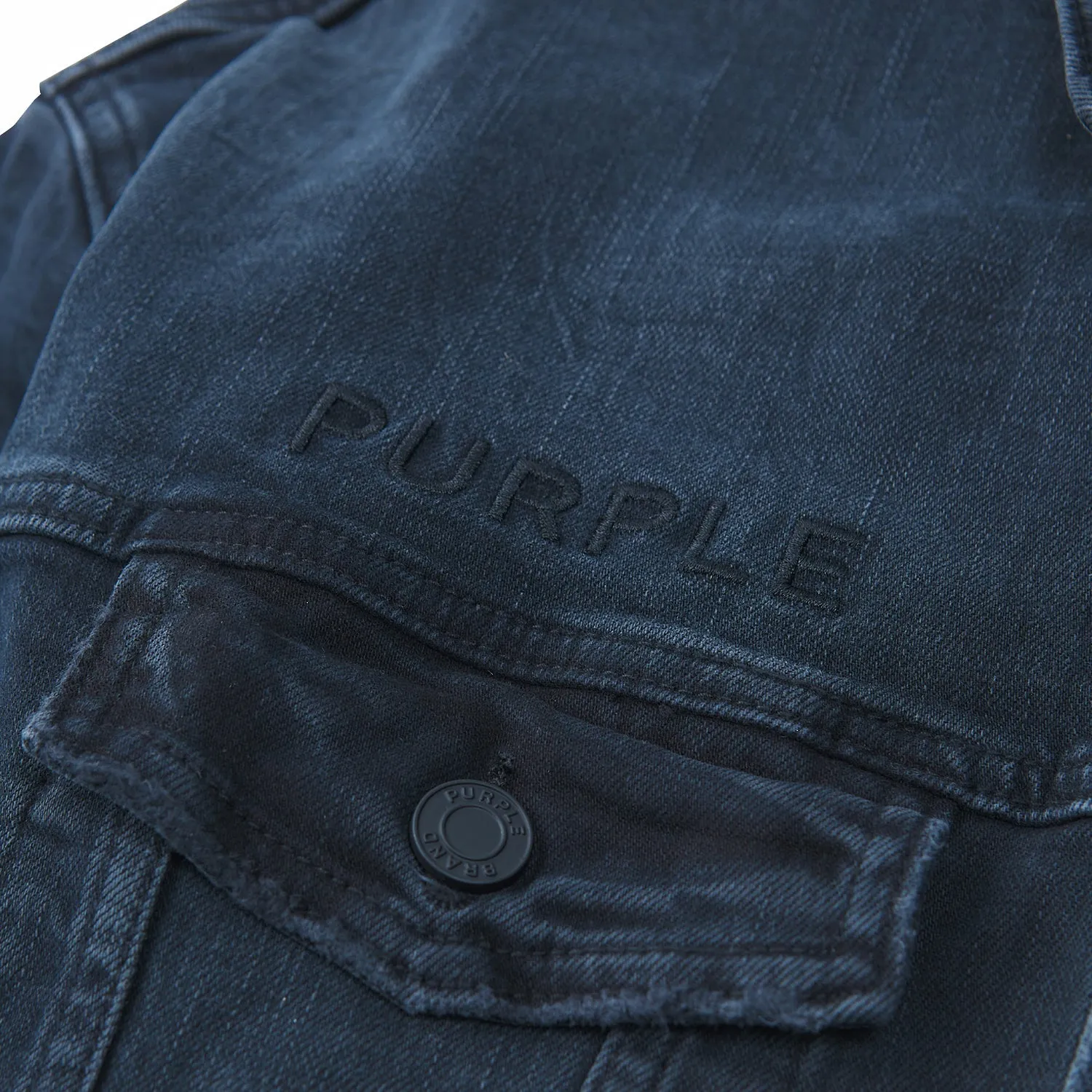 Purple X Blue Sky Denim Jacket | Blue