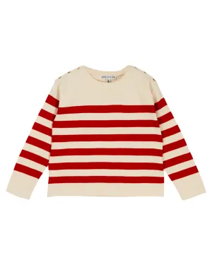 Red Striped Sweater