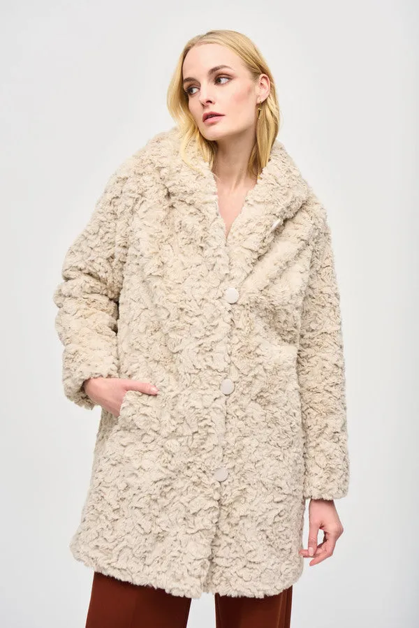 Reversible Faux Fur Coat