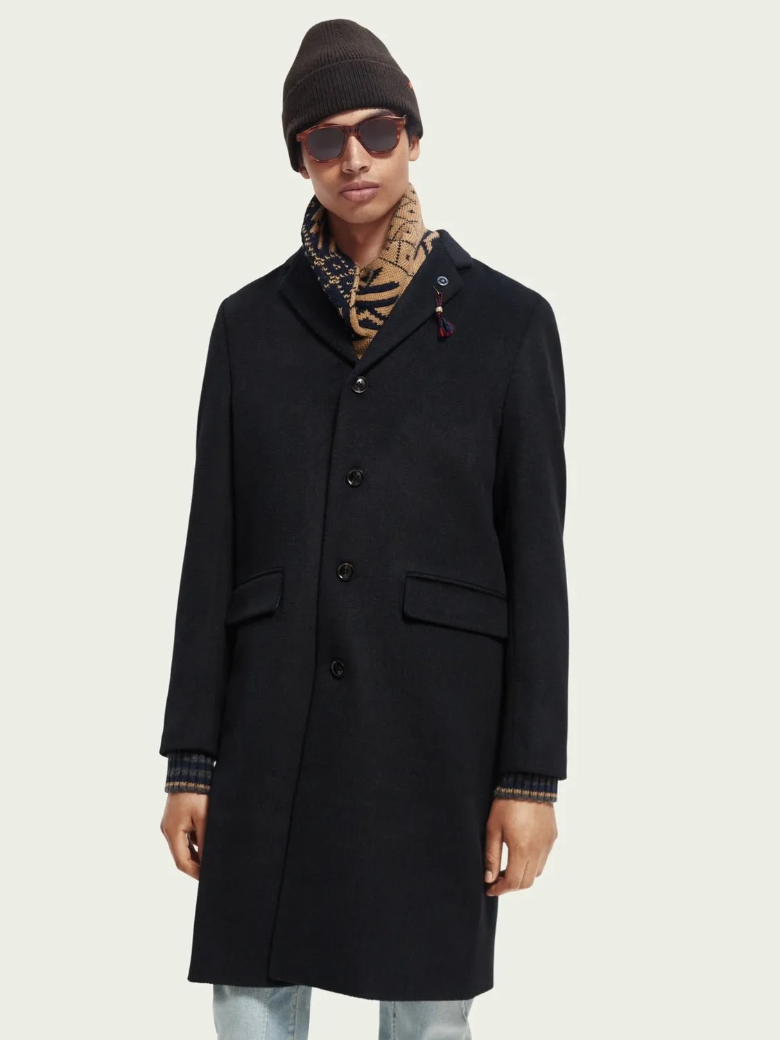 SCOTCH&SODA - Classic Wool - Blend Overcoat - 169110