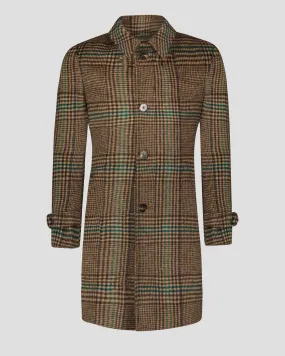 SG Car Coat – Brown   Green Plaid