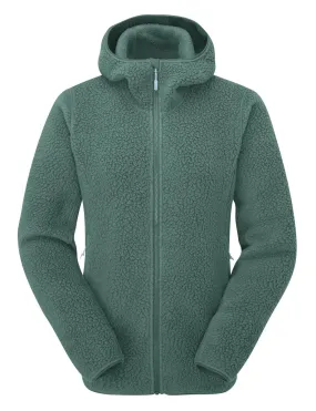 Shearling Hoody - Eucalyptus