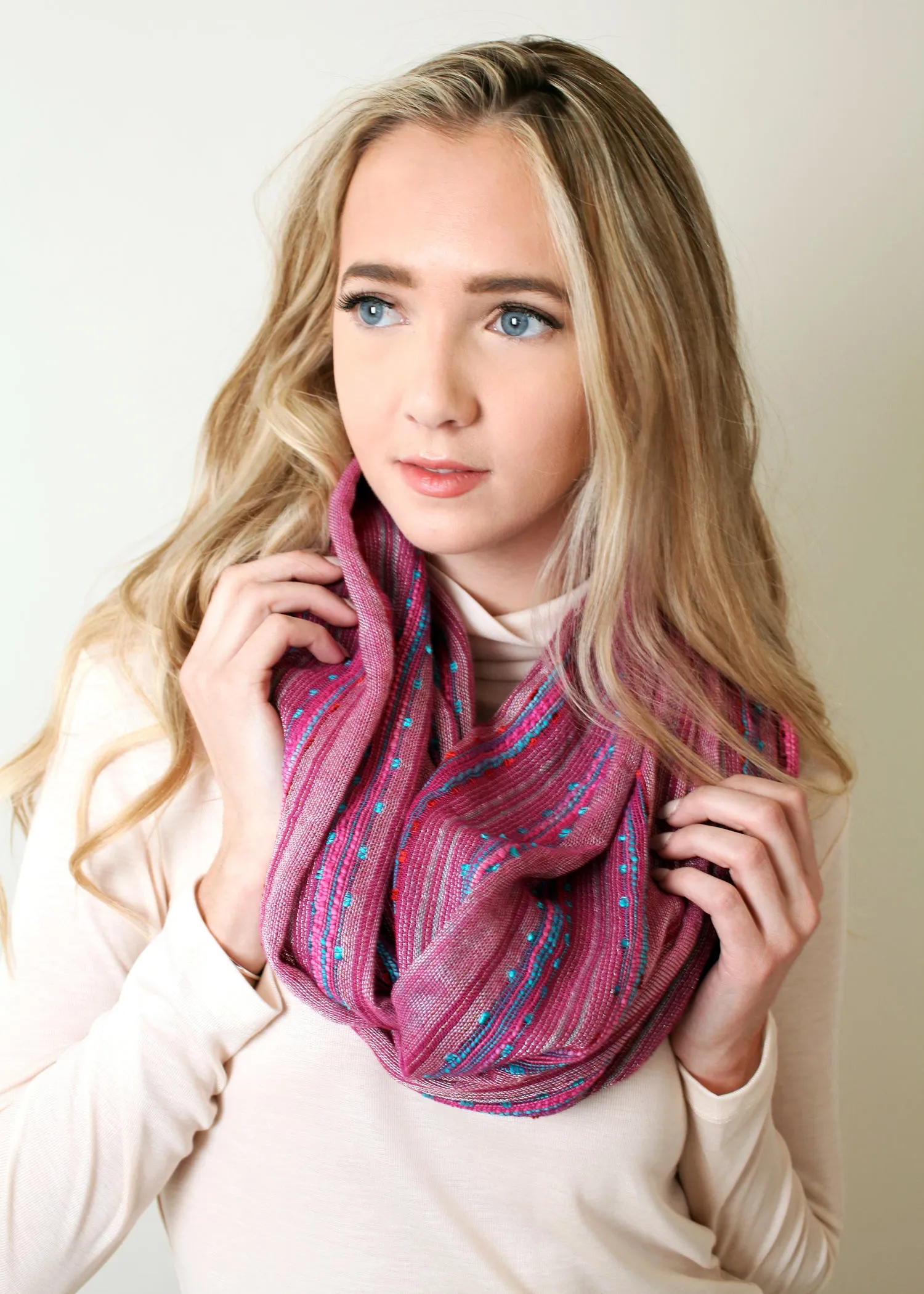 Shimmer Sparkle Festival Bliss Infinity Scarf (12 Colors)