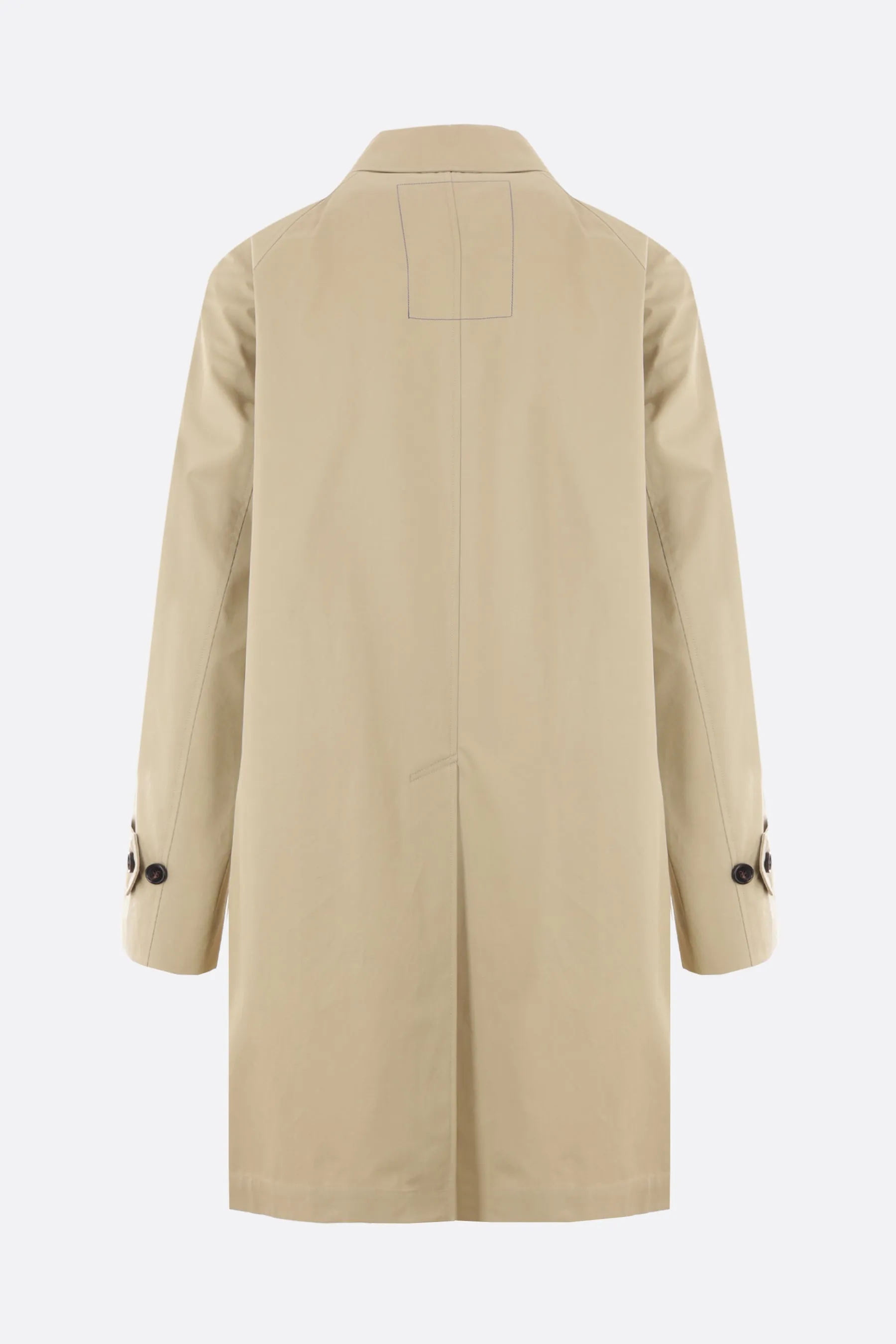 Single-breasted Gabardine Overcoat