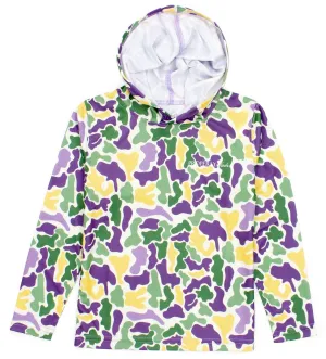 Sportsman Performance Hoodie- Mardi Gras Camo