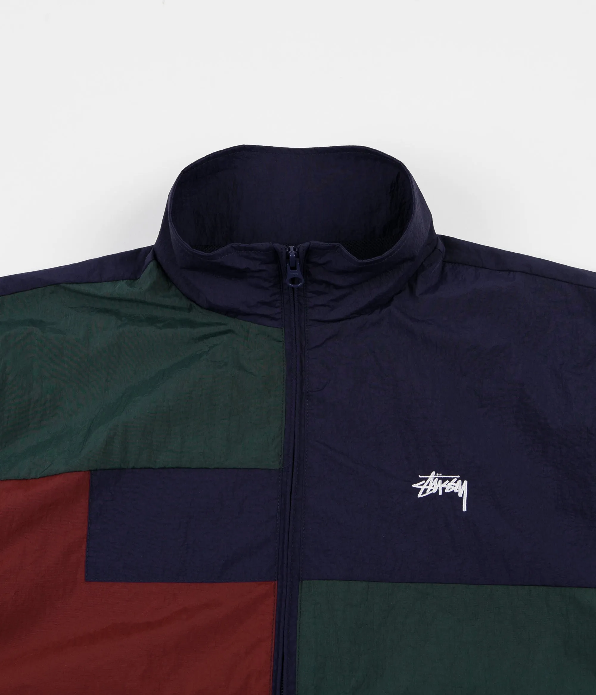 Stussy Panel Track Jacket - Navy