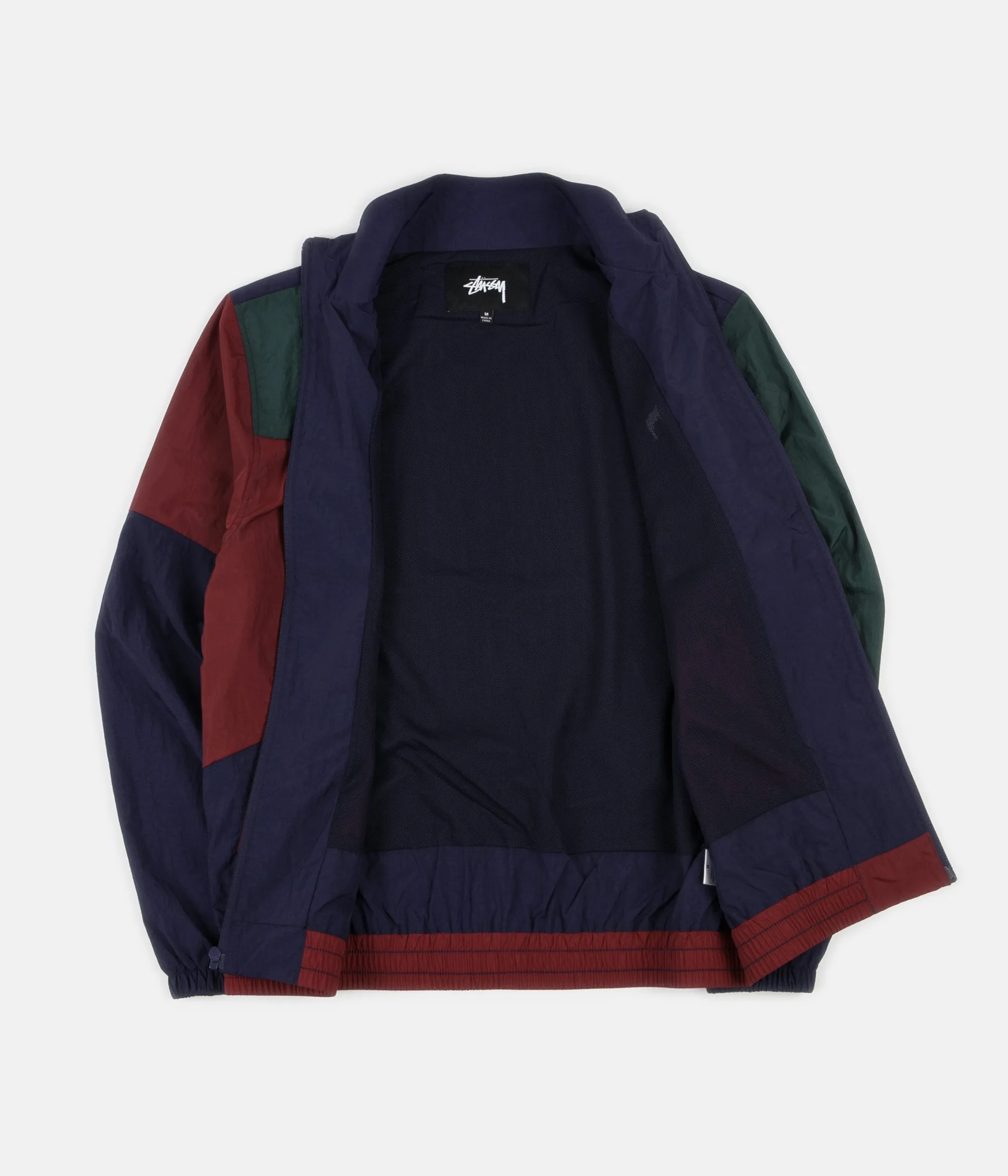 Stussy Panel Track Jacket - Navy